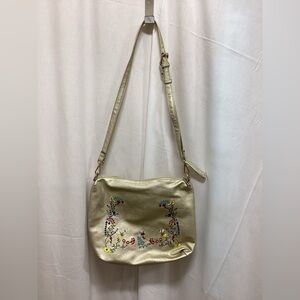 Gold Embroidered Women's Bag
